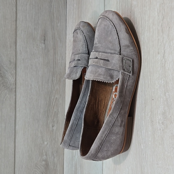 Sam Edelman Women Etiene Gray Suede Slip On Loafers Comfty Sz 7.5M - Picture 2 of 11